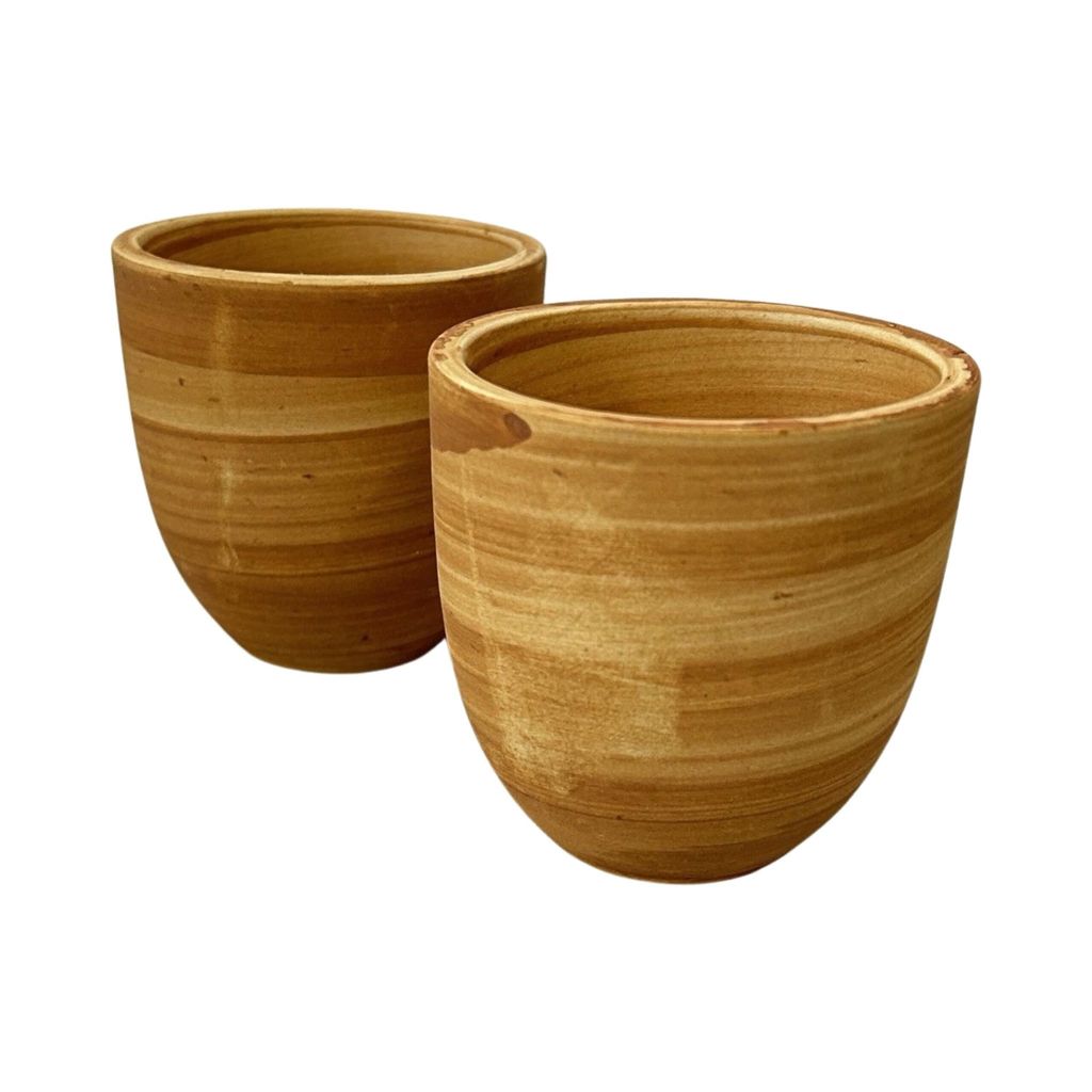 Ceramic Dining Matte Brown Kullads Set of 6