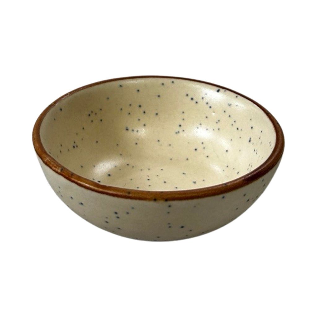 Ceramic Dining Matte White Marble BrownCeramic 50ml Dip Bowls Set of 6