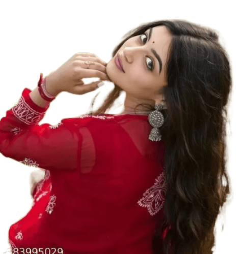 Pack of 2 Women Chikan Embroidery Georgette Straight Kurta (Red)