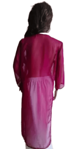 Women Chikan Embroidery Kurta (Maroon)