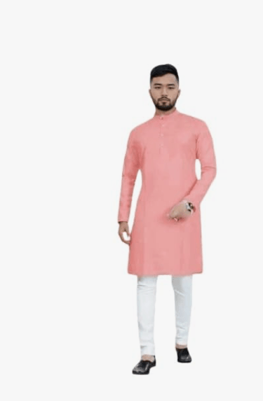 Chikankari Men Solid Straight KurtaBZ_Cotton plain Men Kurta_ Green