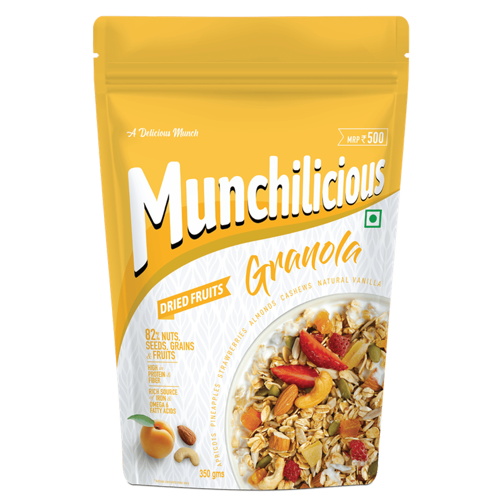 Munchilicious Granola Dried Fruits - 350gm