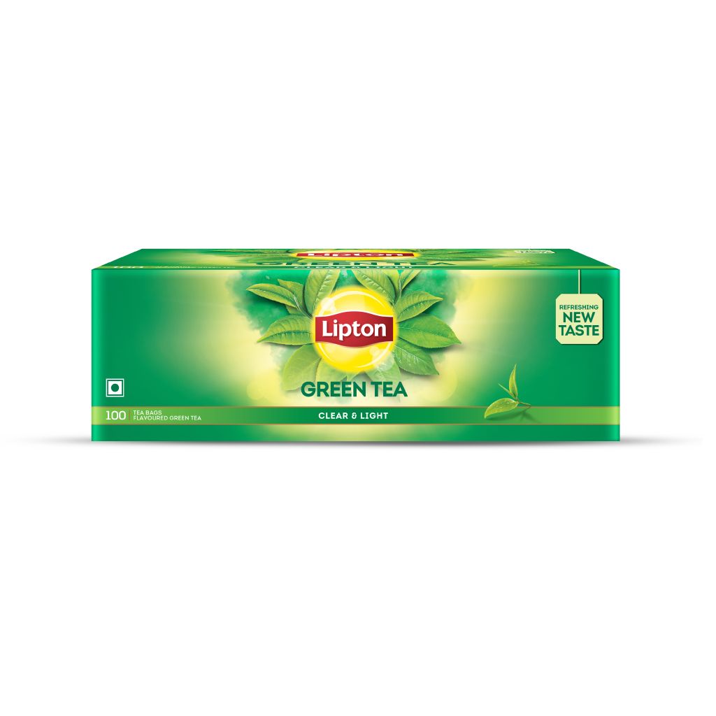 Lipton Clear & Light Green Tea Bags 100 pcs