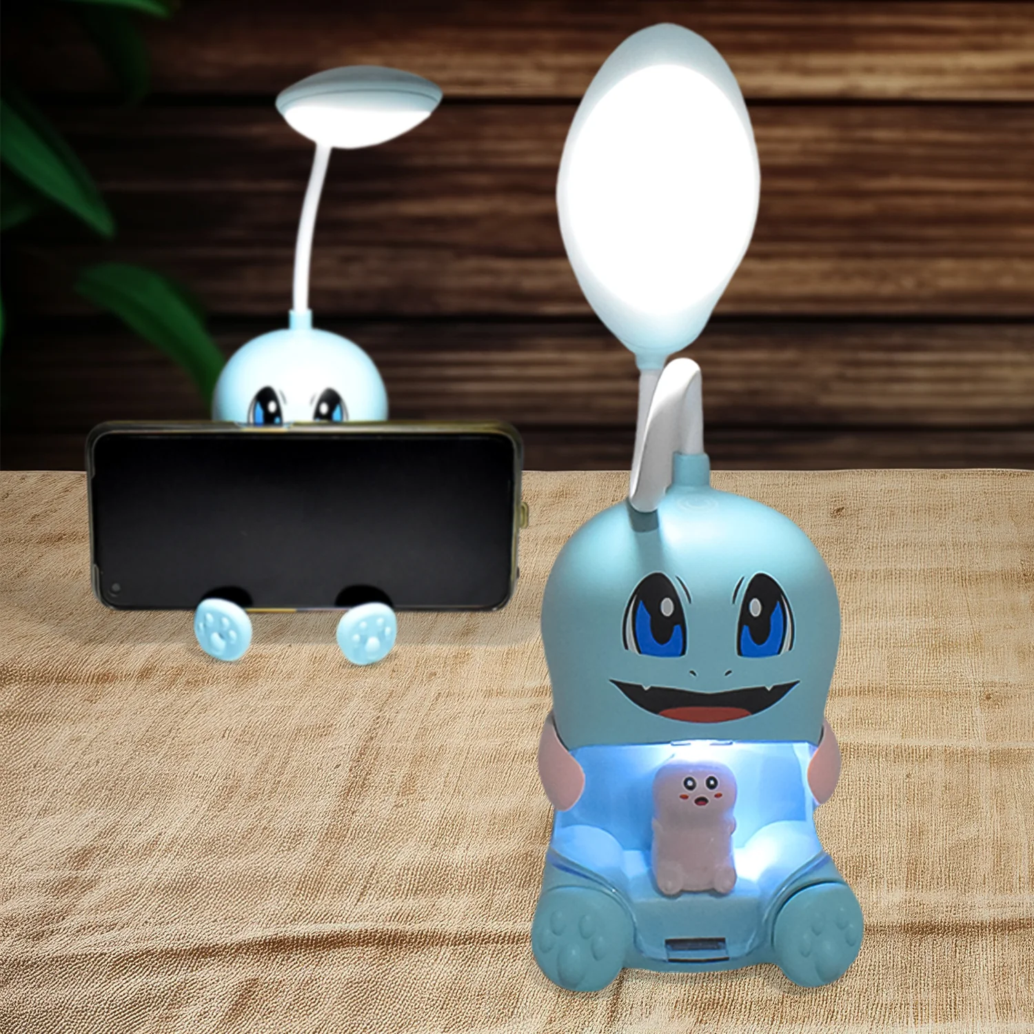 Pokemon-themed desk lamp, Cartoon LED Desk Light, LED Lamps Button Control 1PC