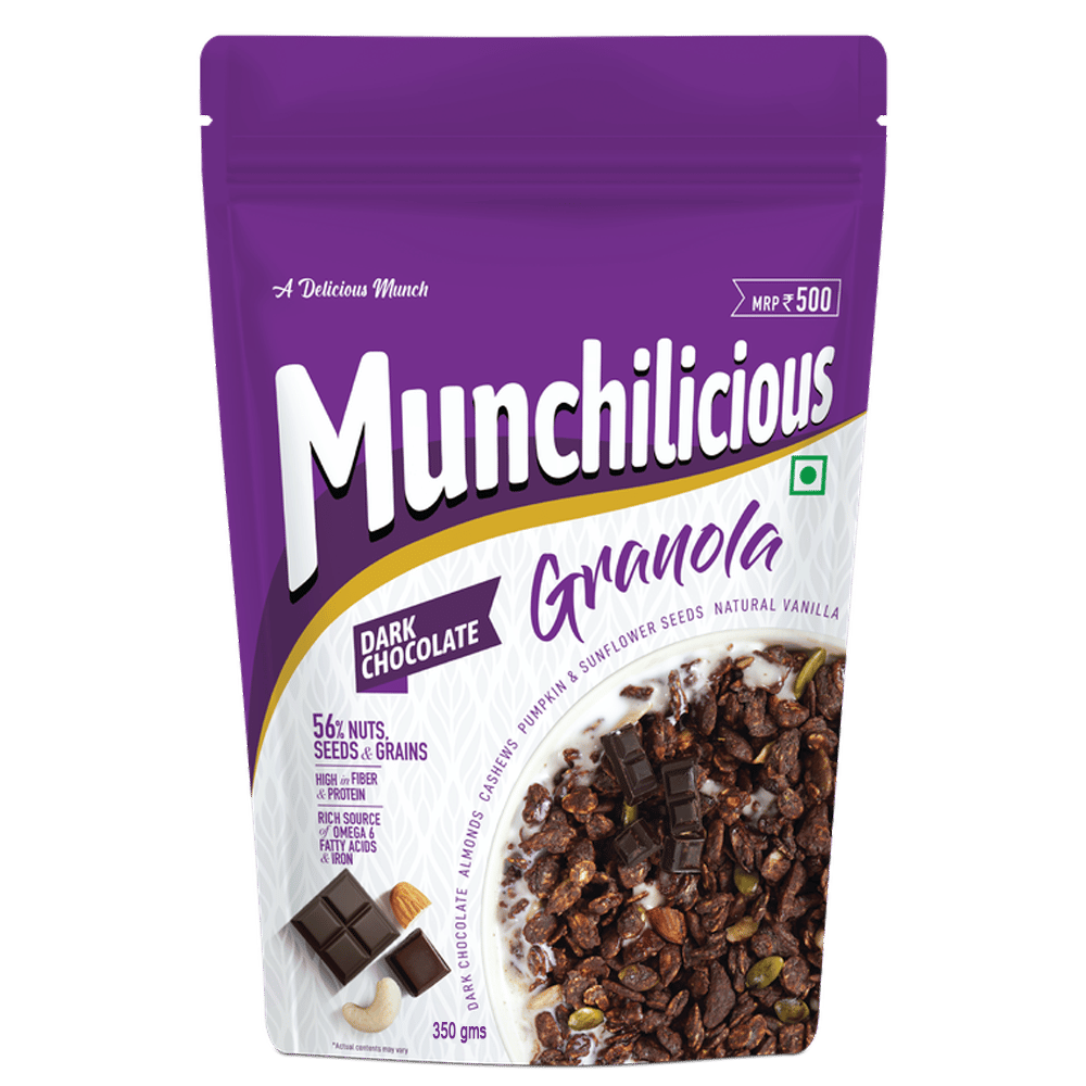 Munchilicious Granola Dark Chocolate - 350gm