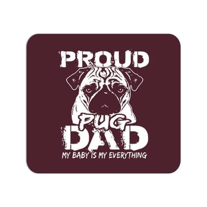 Proud Pug Dad Mouse Pad