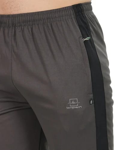 Men's Athletic Track Pants with Side Stripes.