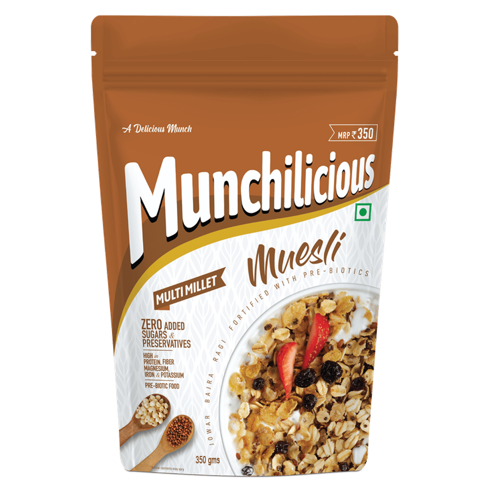 Munchilicious Muesli Multi Millet - 350gm