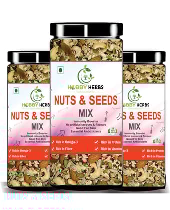 "Wholesome Trail Mix: Roasted Flax Seeds.