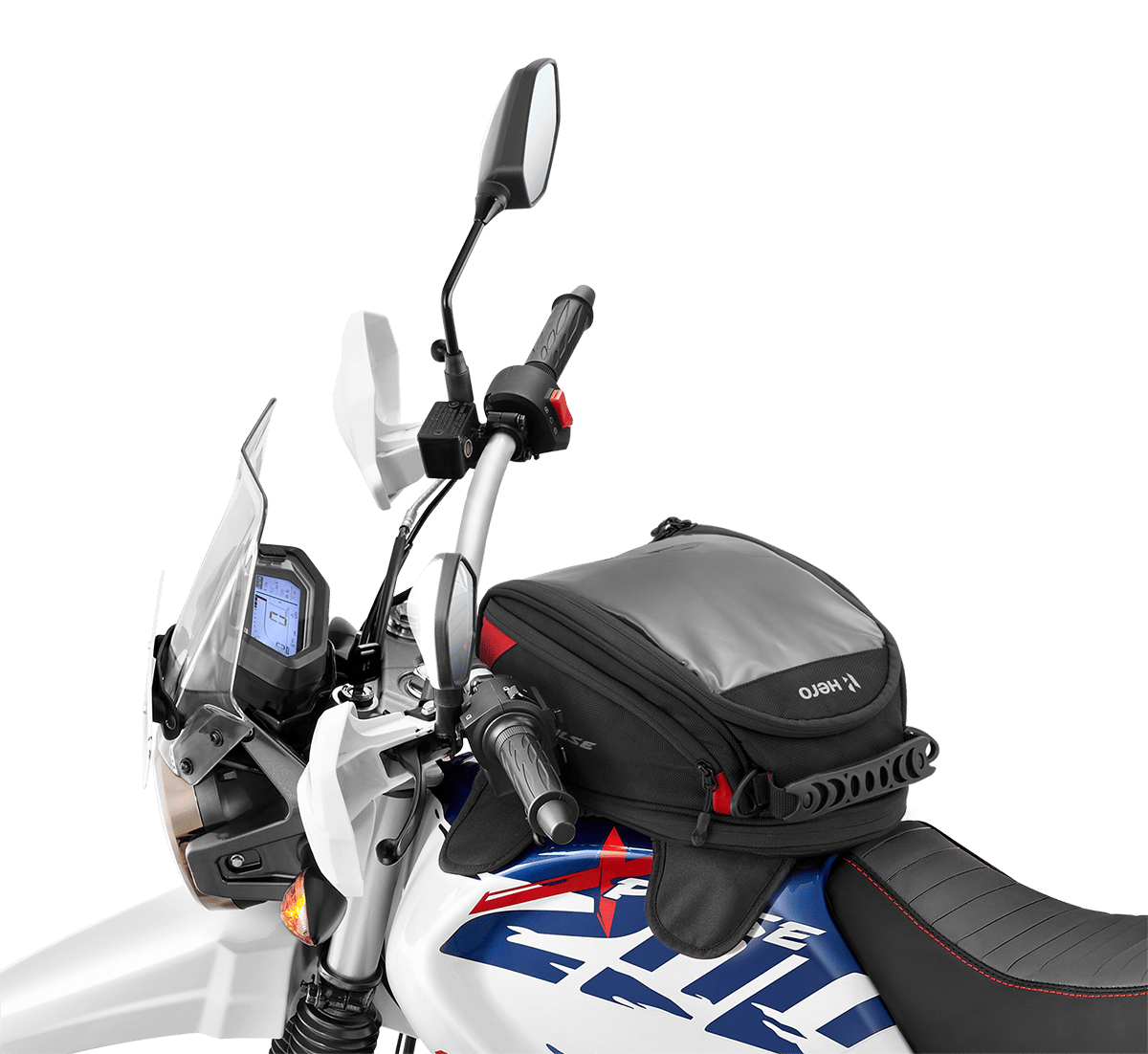 Tourer Magnetic Tank Bag for Xpluse 200 &  210, Black