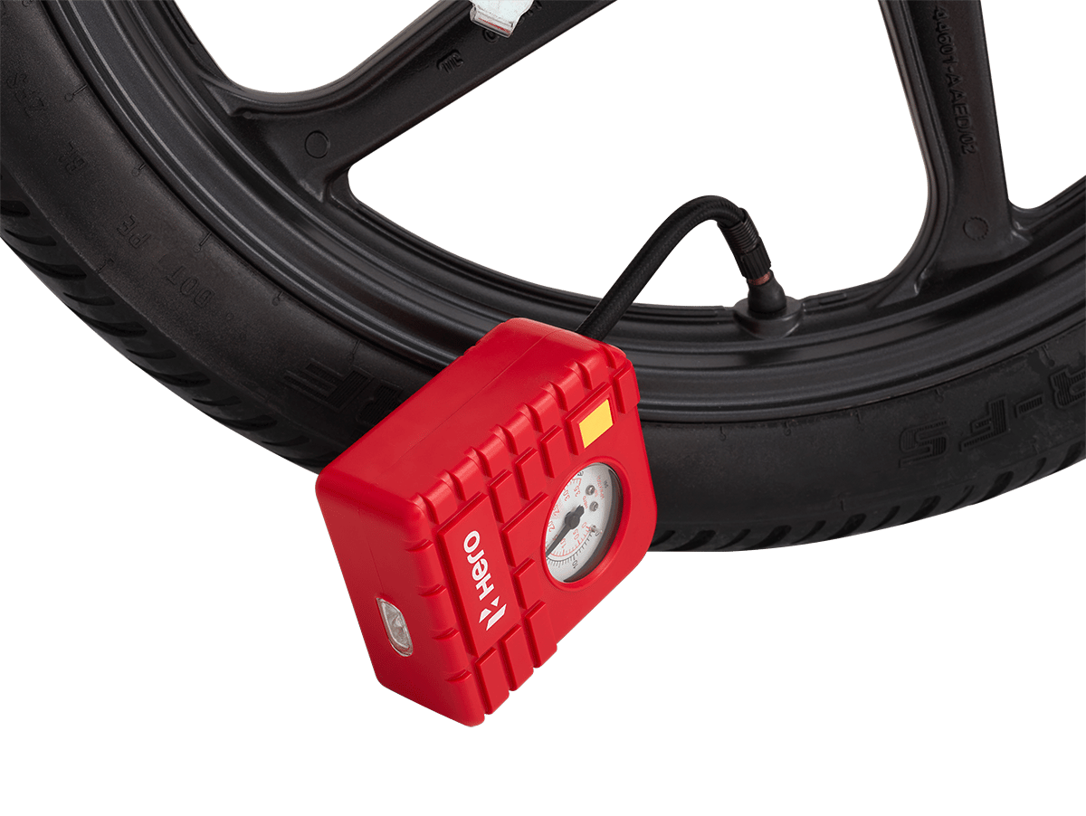 Portable Tyre Inflator with Pressure Gauge and Safety Features