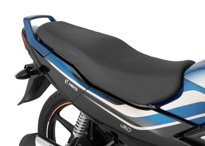 Seat Cover in Mono Black with Automotive-Grade PU and Water-Repellant Finish for Splendor+