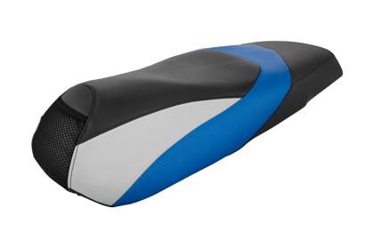 Blue Silver Stripe Seat Cover for Maestro Edge with Water-Repellent and UV-Resistant Design-99661AAW300S
