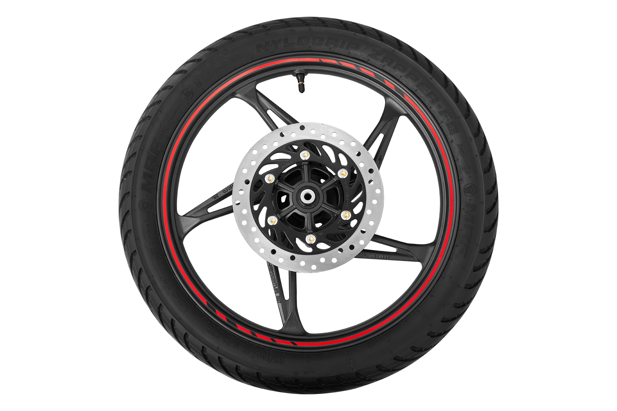 Rim Tape In Red for customized & personalized style, Easy Application