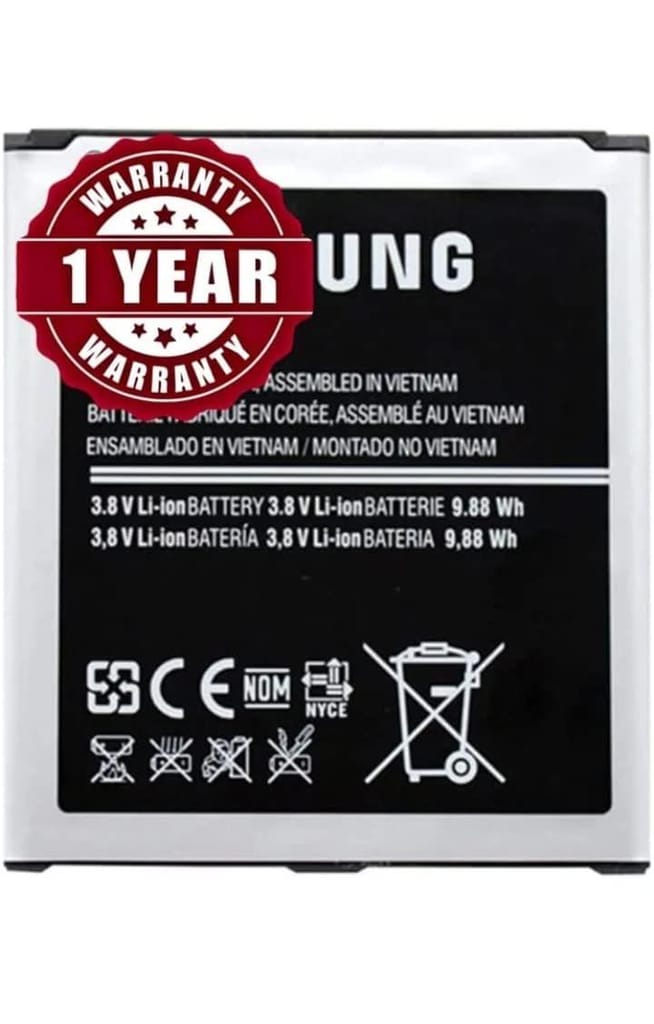 Battery Store EB-BG360CBE Battery for Samsung Galaxy J2 2015 & 2017 Edition (SM-J200F/SM-J200G) /J200H/Galaxy Core Prime (SM-G360F/SM-G361F) (2000mAh) 1 Years Seller Warranty