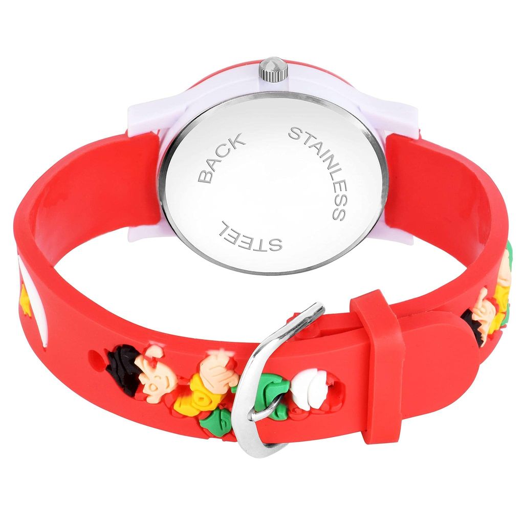 Exelent Analogue Watch for Kids(Multicolored Dial & Strap)