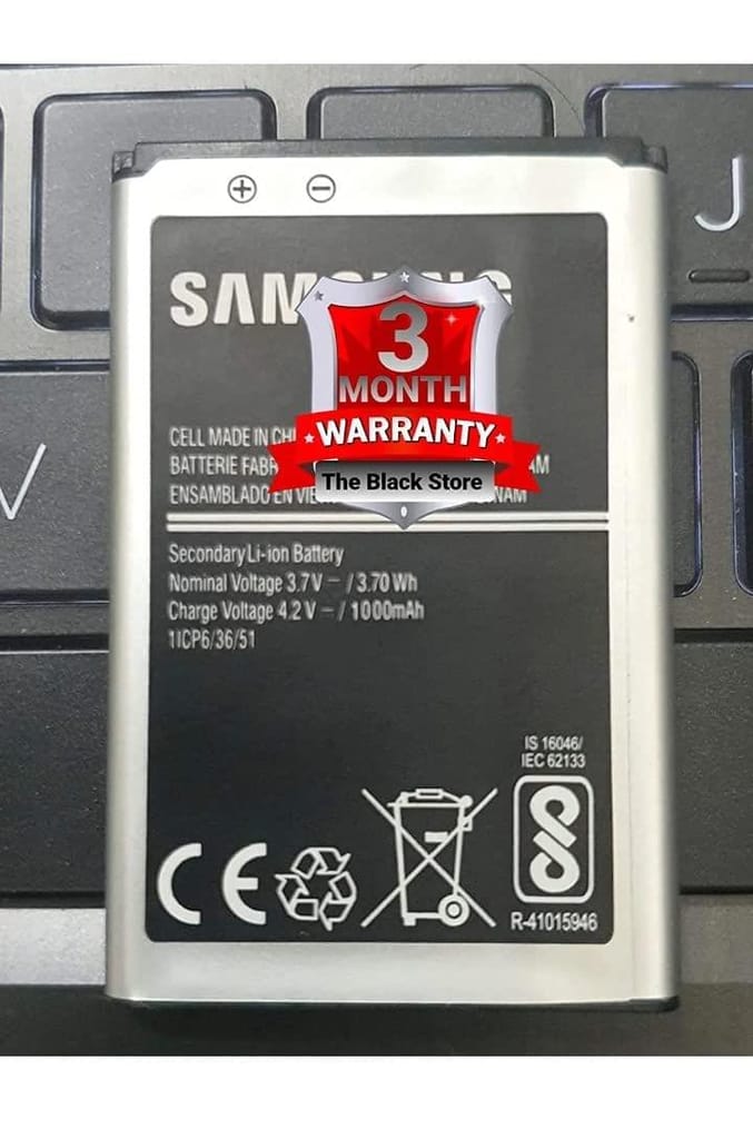 Battery Store AB463651BN Mobile Battery for Samsung Galaxy Original Mobile Battery fo GT-L700/ GT-S3650/ GT-S5600/ C3322I/ SM-B312/ SM-B313/C3322/GT-J808E/ GT-F400/ 1000mAh Li-Ion 100% High Backup