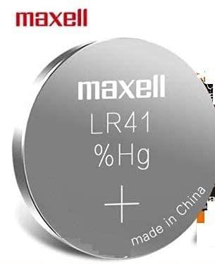 Exelent Coin Cell Battery Maxell LR41 AG3 LR736 392 392a 192 SR41 Button Coin Cell Battery - Pack of 10