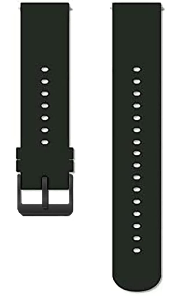 Smart Watch Straps 22mm Universal Silicone Strap with Dots Texture for Samsung Watch 3 45mm / Samsung Gear S3 Classic/Frontier/Huawei GT2/Realme S/S Pro (Black)