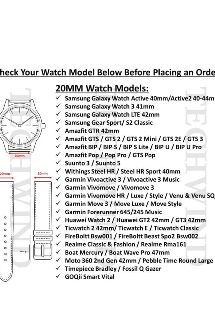 Exelent 20mm Watch Straps Compatible for Amazfit GTS 2 Mini, Amazfit Bip/ Bip U/ Bip U Pro/ Bip Lite, Bip S, Amazfit Pop/ Pop Pro, Amazfit, Amazfit GTS/ GTS 2/ GTS 2e,Amazfit GTR Galaxy Watch Active 2, Gear S2 Classic, Samsung Gear Trendy Watch Straps