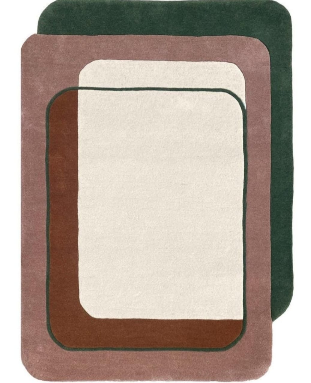 Tufted rugs for living room dining room