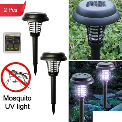 4 PCS Garden Lighting UV LED Solar Powered LED Mosquito Trap / Bug Zapper (4 Pc)