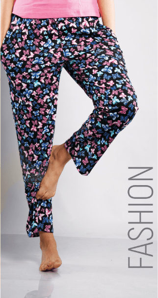 Women's Butterfly Print Pajama Pants - Soft and Comfortable Sleepwear Bottoms