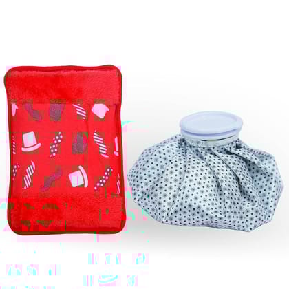 Hot Water Bag Electric and Ice Pack Bag For Pain Relief(6 Inch) Combo, Heating Pad hot bag or Ice Bag used as Hot Packs For Pain Relief, Ice Bag for Pain Relief Cold as Ice Pack