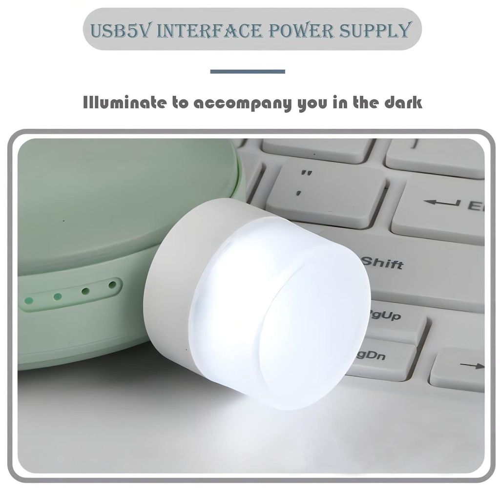 Mini USB LED Light | USB LED Atmosphere Light, Laptop Keyboard Light Home Office Decoration Night Lamp, Adjustable Brightness