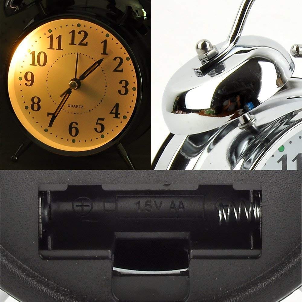 Twin Bell Table Alarm Clock Brass Vintage Twin Bell Table Top Alarm Clock Brass Vintage Twin Bell Table Top Alarm Clock