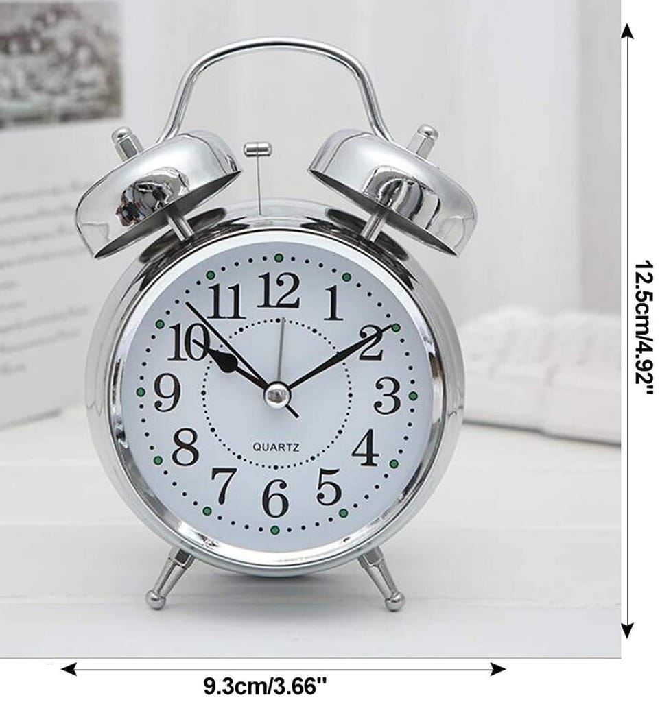 Twin Bell Table Alarm Clock Brass Vintage Twin Bell Table Top Alarm Clock Brass Vintage Twin Bell Table Top Alarm Clock