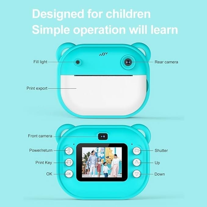 Instant Print Camera for Kids PRINTER