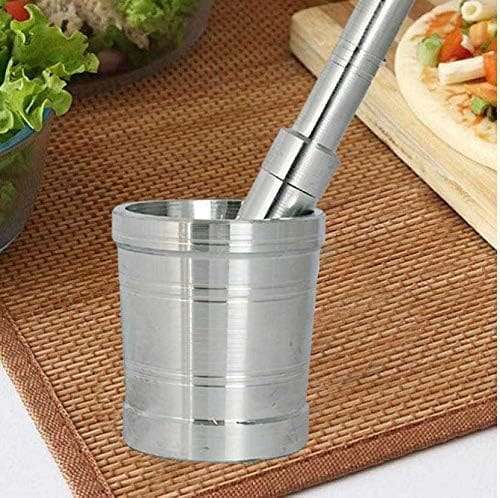 Total Solution Stainless Steel Mortar and Pestle Set for Grinding Spices, Herbs, and More
