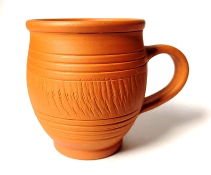 Handmade Clay Coffee Mug - 100% Natural and Eco-Friendly