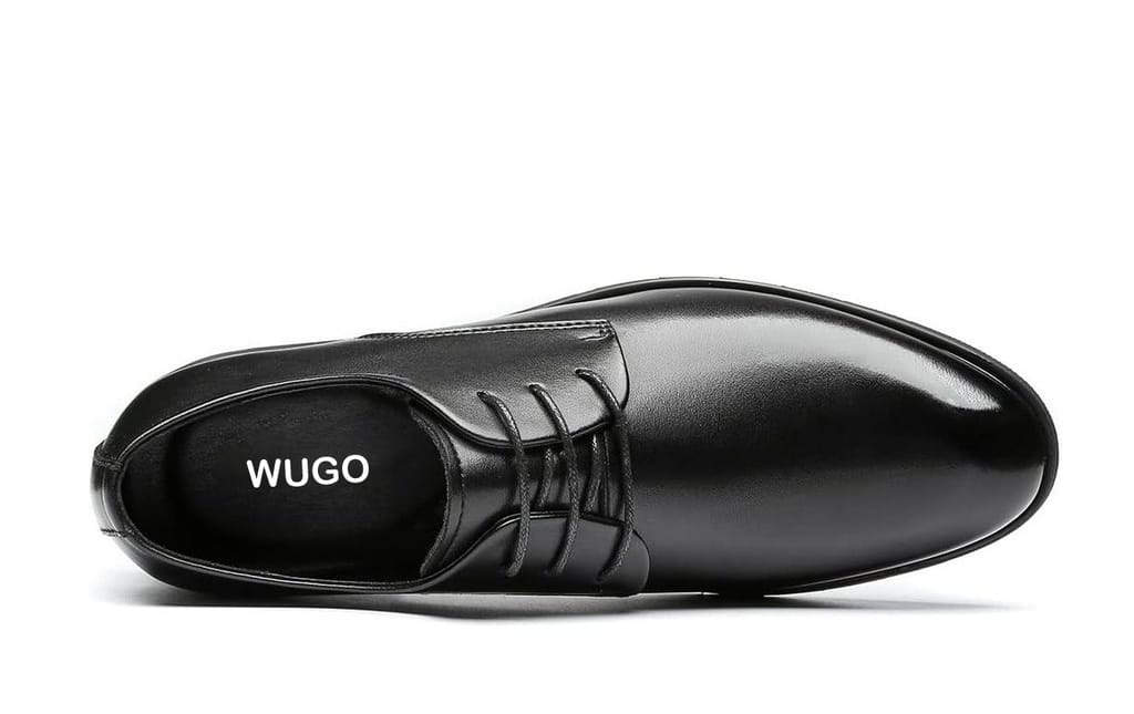 WUGO::Latest Gorgeous Men Formal Shoes|Black Derby Shoes|Office Shoes For Men's & Boys (Free Home Delivery)