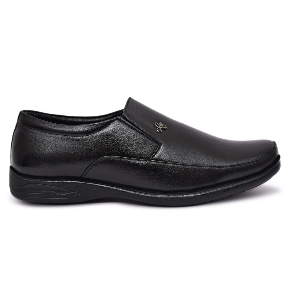 WUGO::Latest Trendy Men Formal Shoes|Black Moccasin Shoes|Office Shoes For Men's & Boys (Free Home Delivery)