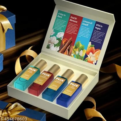PLIX - THE PLANT FIX INTERNATIONAL COLLECTION LUXURY PERFUME GIFT SET (4 x 20 ML)