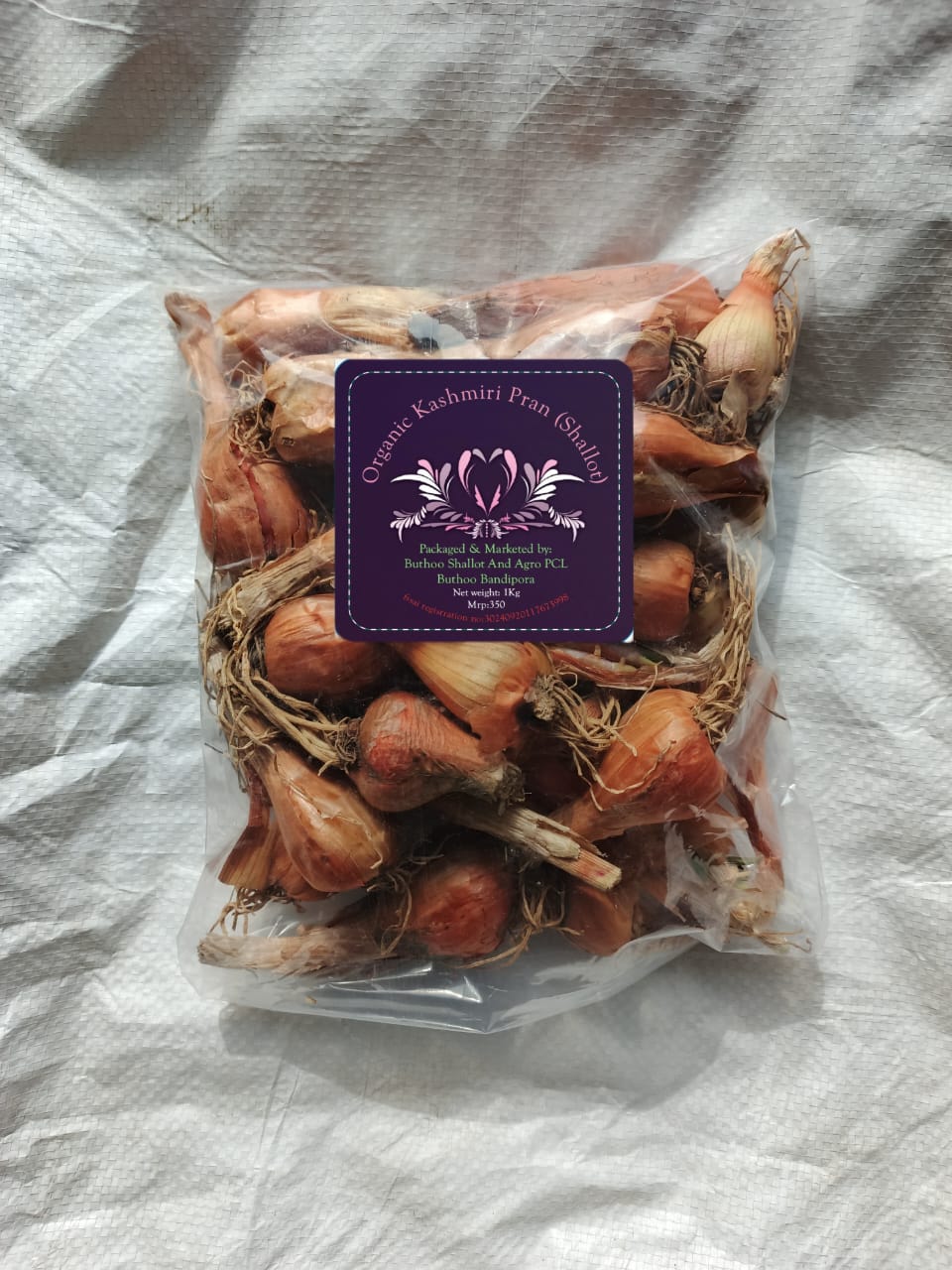  Organic Kashmiri Shallots - 1 Kg