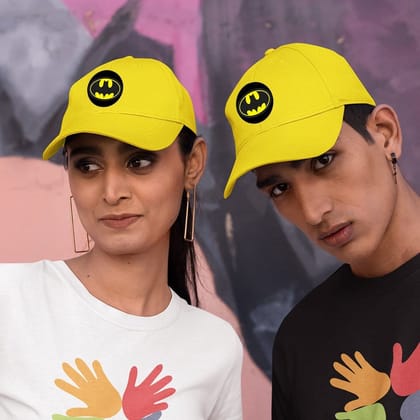 Cotton Baseball Caps-Batman Icon Design-1-By EqualLife -EL9170005