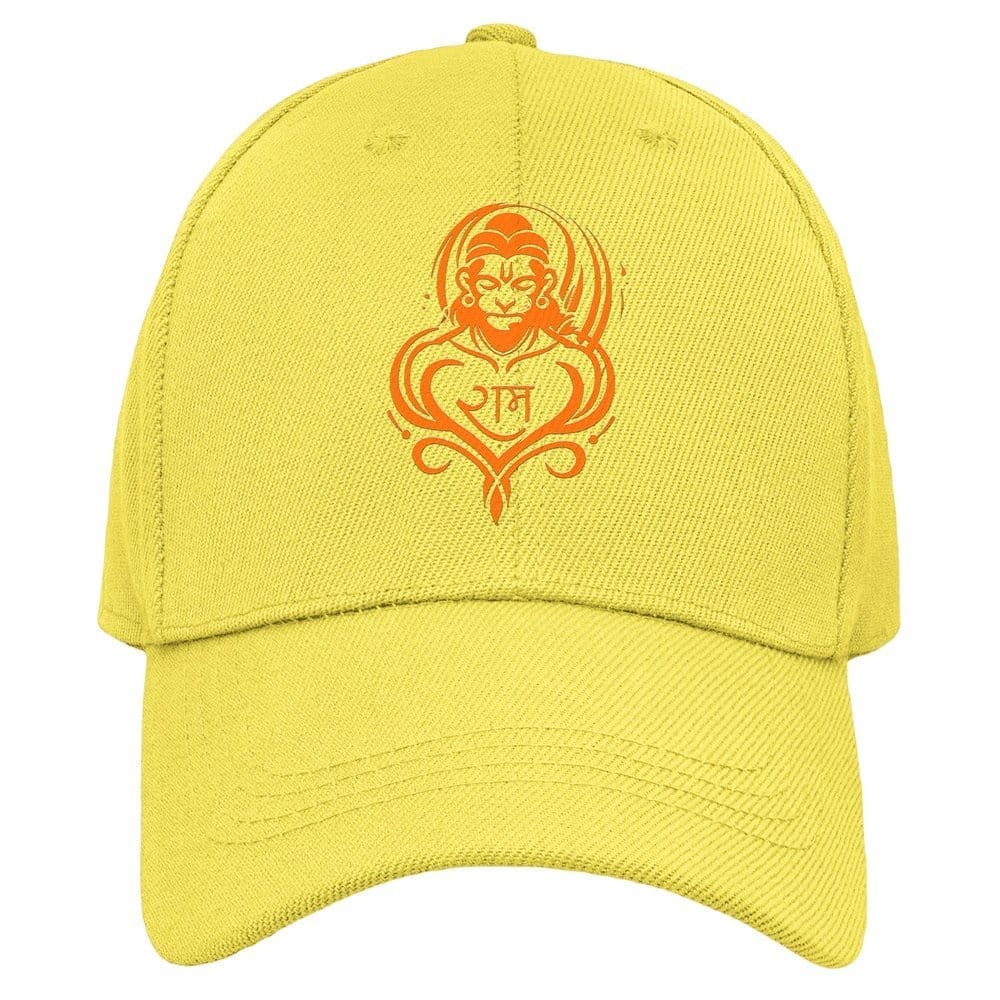 Cotton Baseball Caps-Lord Hanuman Icon Design-2-By EqualLife -EL9170020