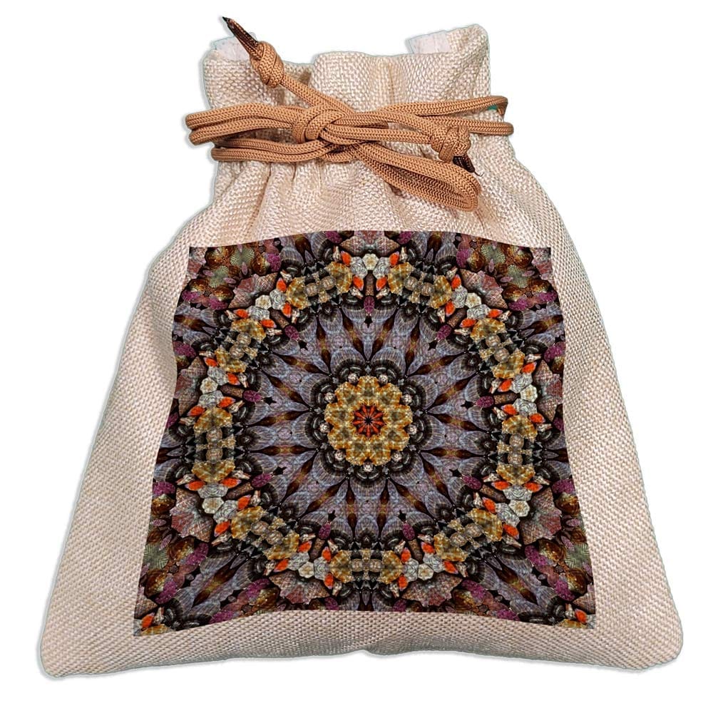 Eco-Friendly Designer Jute Potli Bag - Design-39 - EL8220294