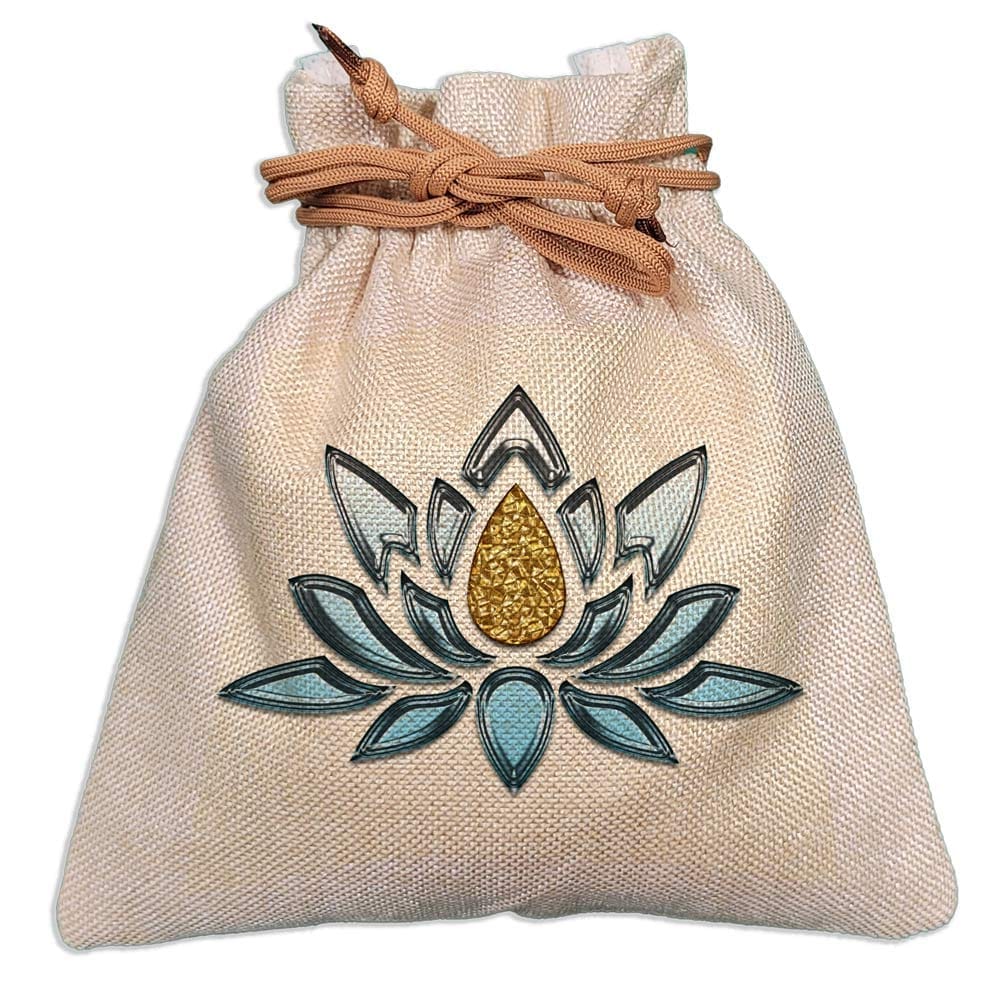 Eco-Friendly Designer Jute Potli Bag - Design-32 - EL8220287
