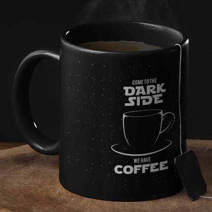 Designer Ceramic Mug-Star Wars Coffee Design-By EqualLife -EL7222132 - Black