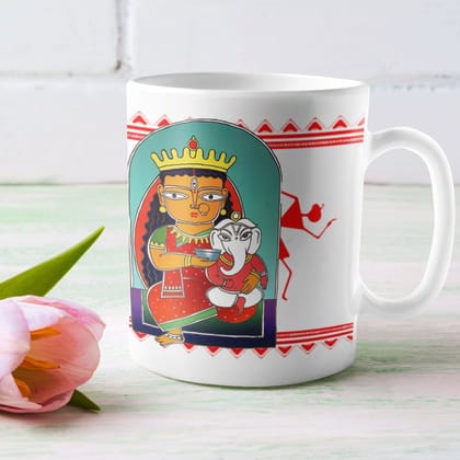 Designer Ceramic Mug-Jamin Roy Painting Design-01-By EqualLife -EL7222114