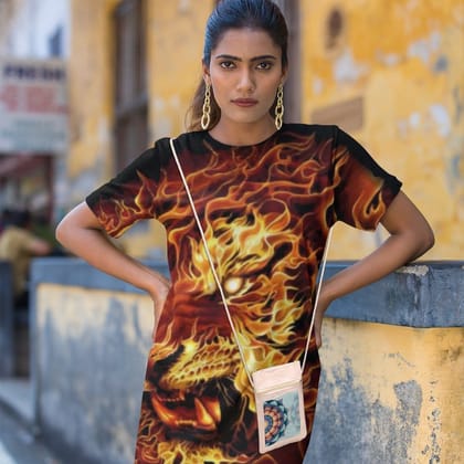 Eco-Friendly Recycled Cotton Canvas Mobile Phone Sling  Bag - Design-20 - EL8220200