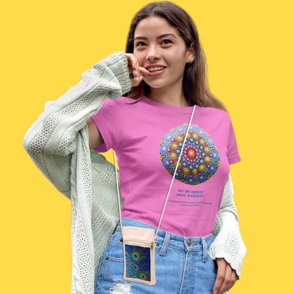 Eco-Friendly Recycled Cotton Canvas Mobile Phone Sling  Bag - Design-53 - EL8220233