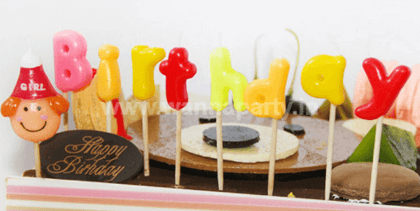 Wanna Party Birthday Girl Candle