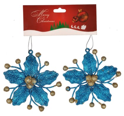 Wanna Party CTO  Mistletoe Leaves Blue - 2PC