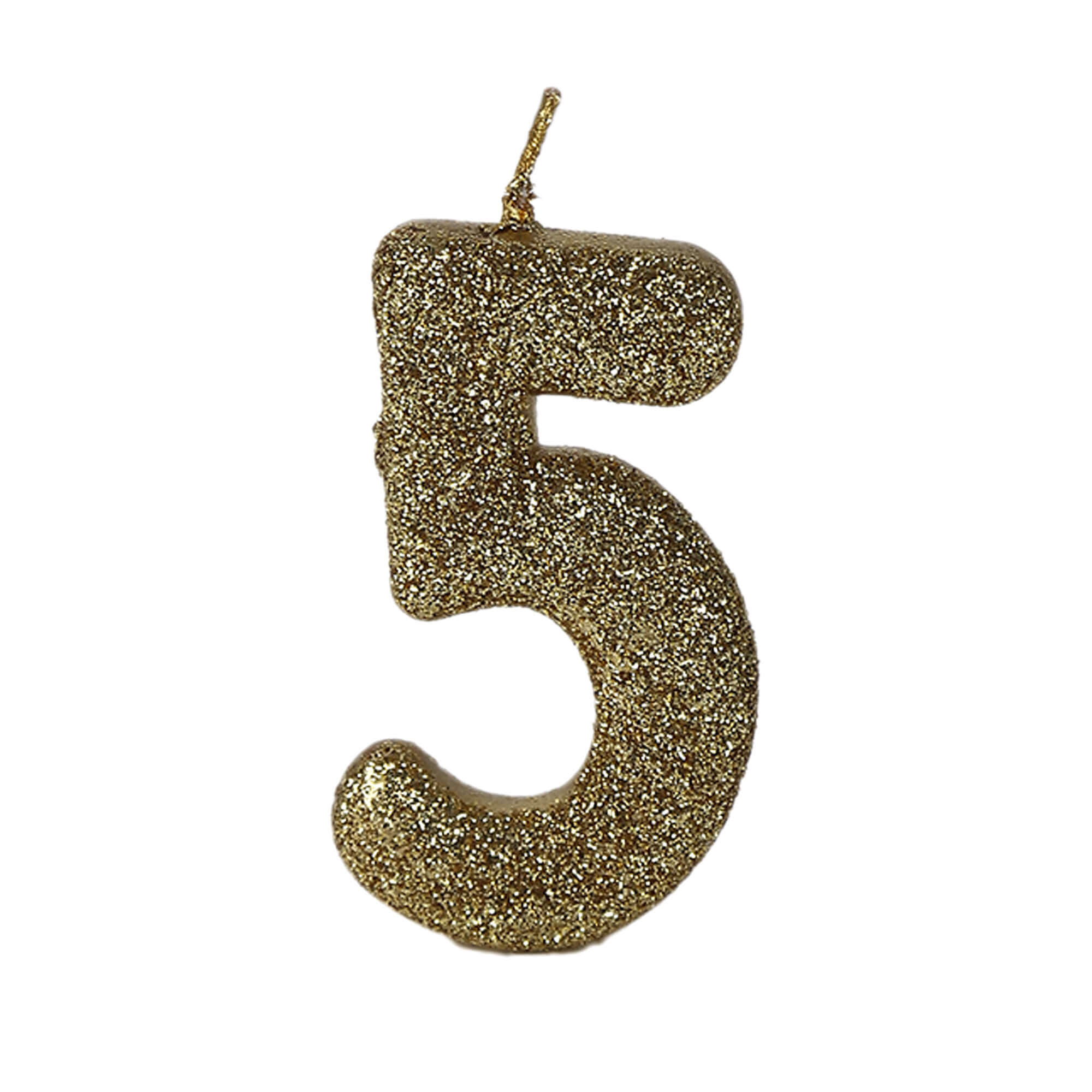 Wanna Party No. 5 Glitter Gold Candle