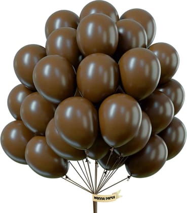 Wanna Party Choco Brown Balloons-100PC